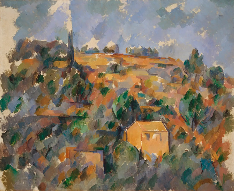 Tepedeki Evler, Provence - Paul Cézanne