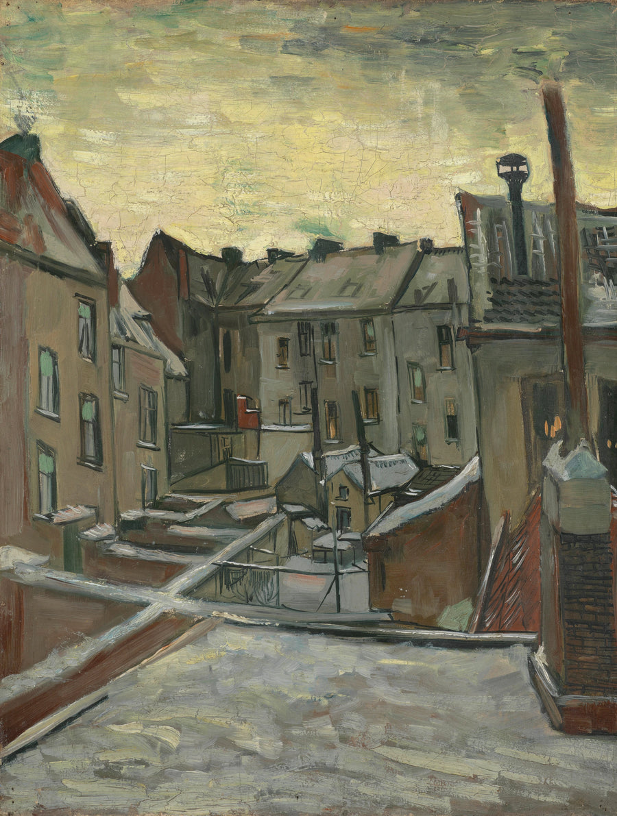 Evler arkadan görünüş - Vincent van Gogh