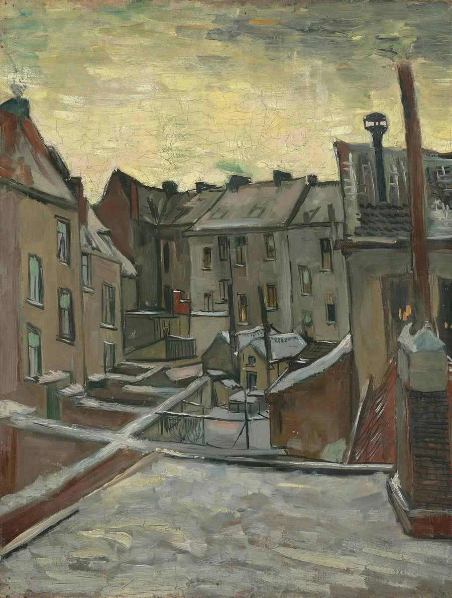 Evler arkadan görünüş - Vincent van Gogh