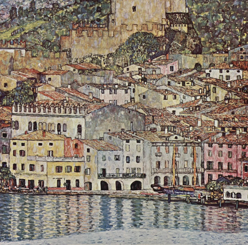 Garda Gölü'nde Malcesine - Gustav Klimt