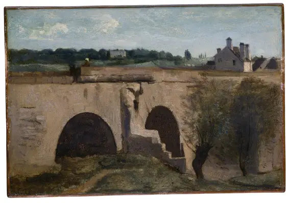 Mantes. Bir Köprü Başlangıcı - Jean-Baptiste Camille Corot