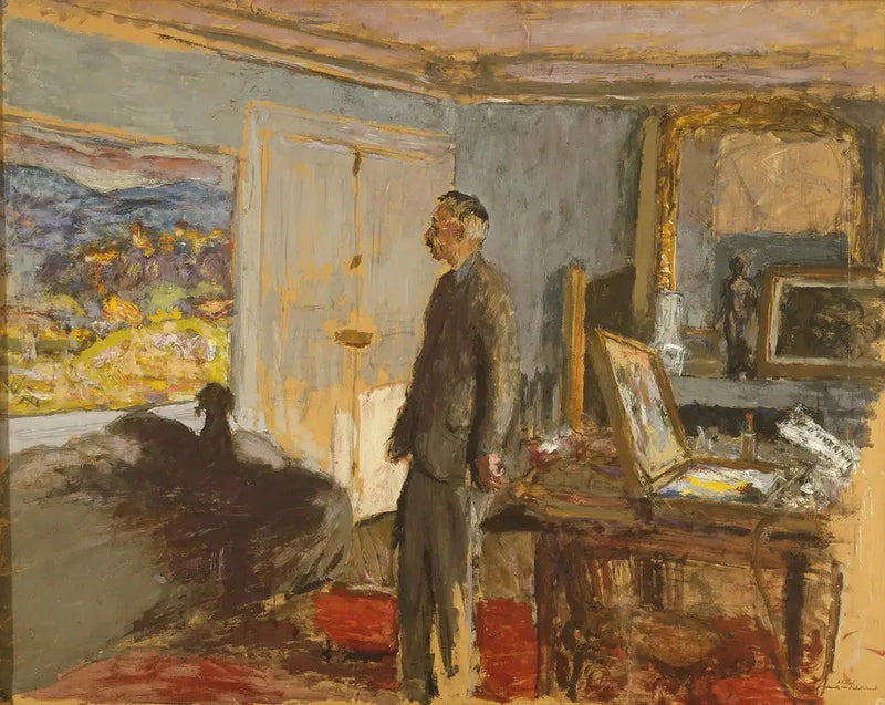 Bonnard portresi için maket - Édouard Vuillard