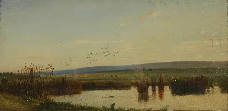 Gün Batımında Marais - Ivan Chichkine