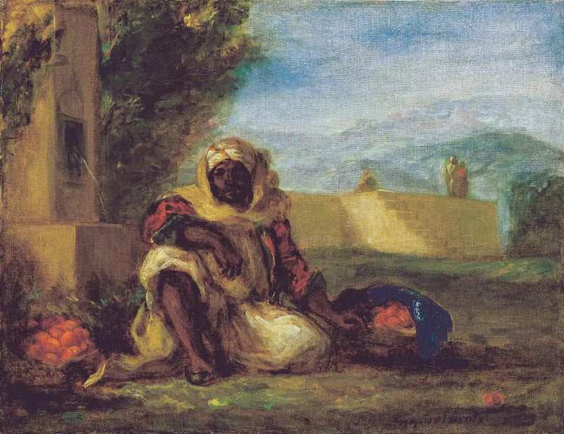Fas'ta Portakal Satıcısı - Eugène Delacroix