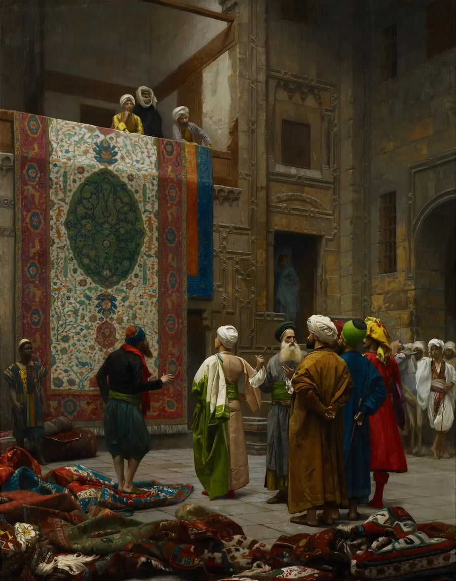 Kahire'de Halı Tüccarı - Jean-Léon Gérôme