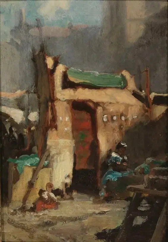 Münih Bitpazarı - Carl Spitzweg