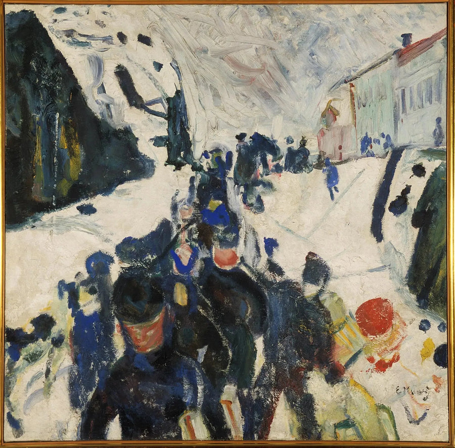 Karda Yürüyüş - Edvard Munch