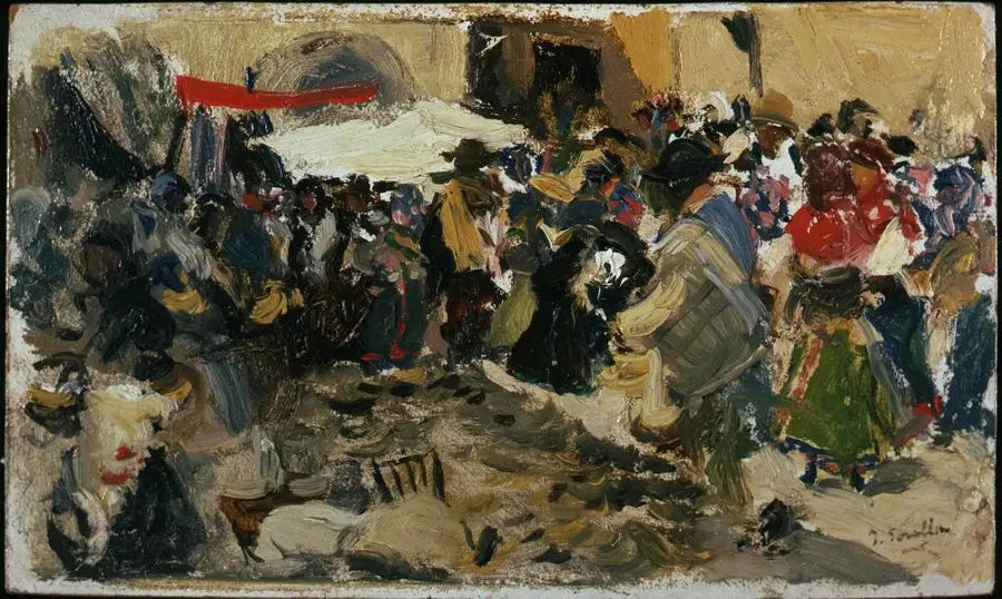 Pazar, León (Tenteler) - Joaquín Sorolla