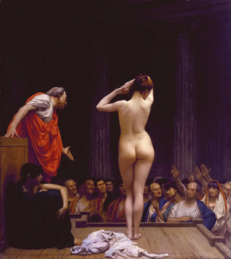 Köleler için Roma Pazarı - Jean-Léon Gérôme
