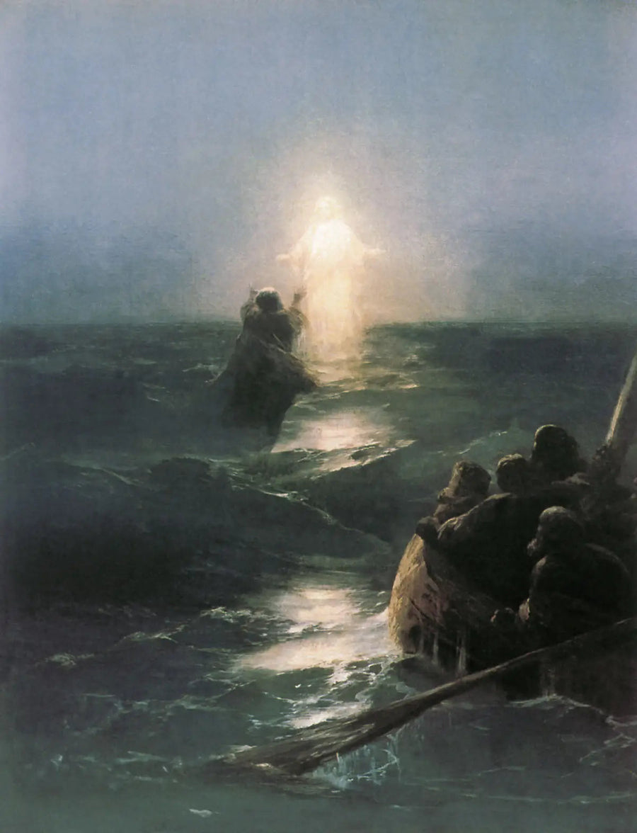 Su üzerinde yürüyüş - Ivan Aïvazovski
