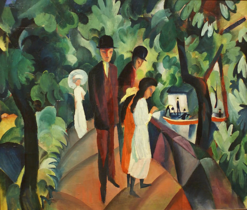 Köprüde Yürümek - August Macke