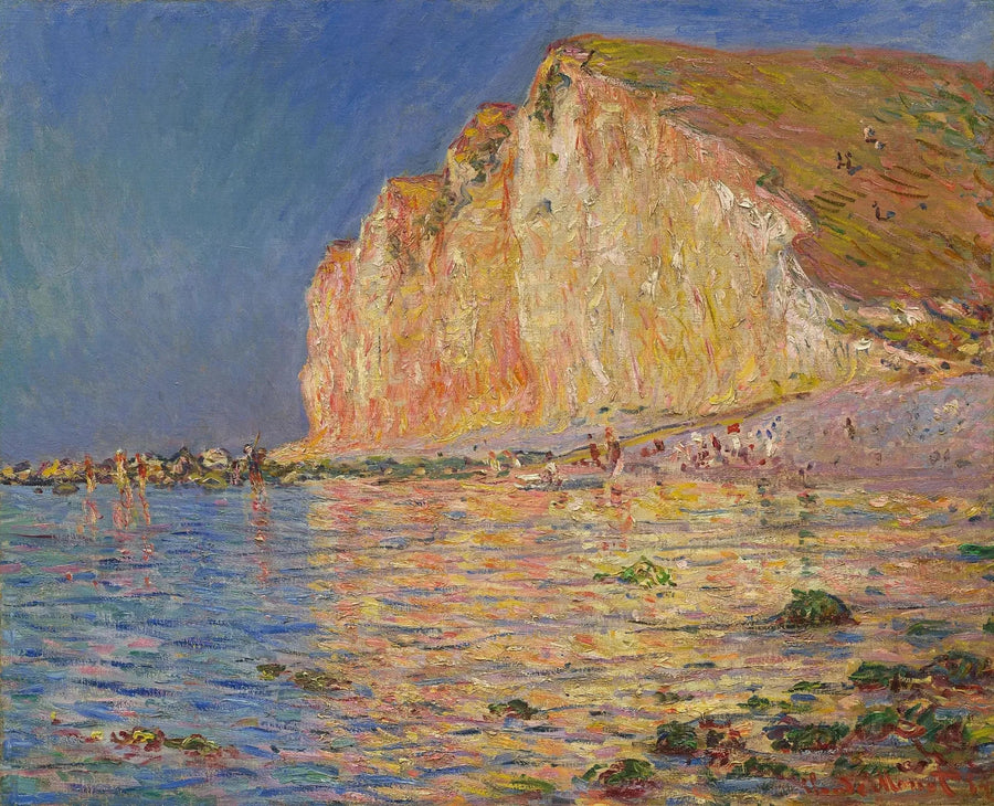 Düşük gelgitte Petites-Dalles - Claude Monet
