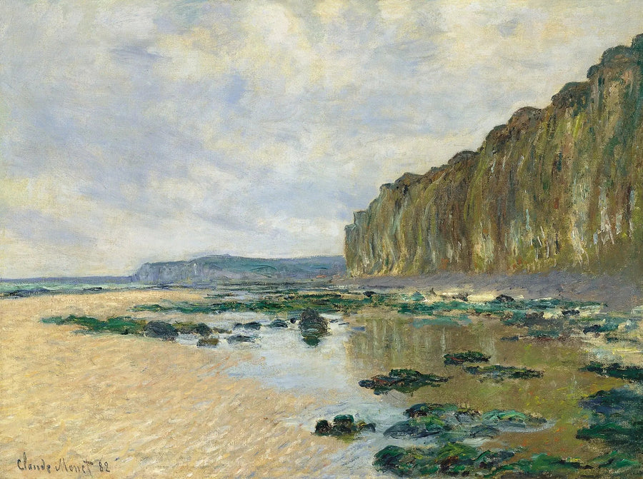 Varengeville önünde alçak gelgit - Claude Monet