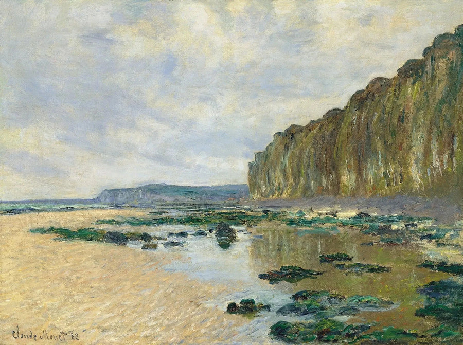 Varengeville önünde alçak gelgit - Claude Monet