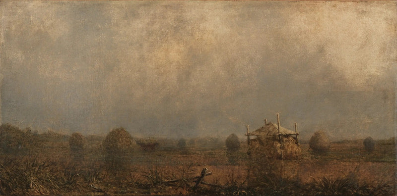 Gelgitli bataklıklar üzerinde yüksek su seviyesi - Martin Johnson Heade