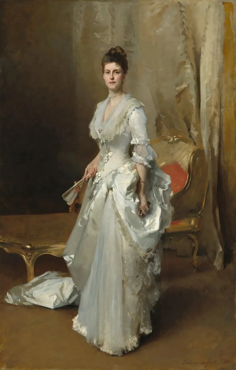 Margaret Stuyvesant Rutherfurd White (Henry White'in eşi) - John Singer Sargent