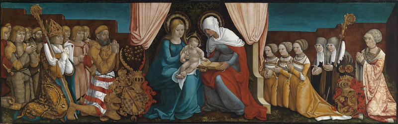 Margrave, anne ve çocuk - Hans Baldung Grien