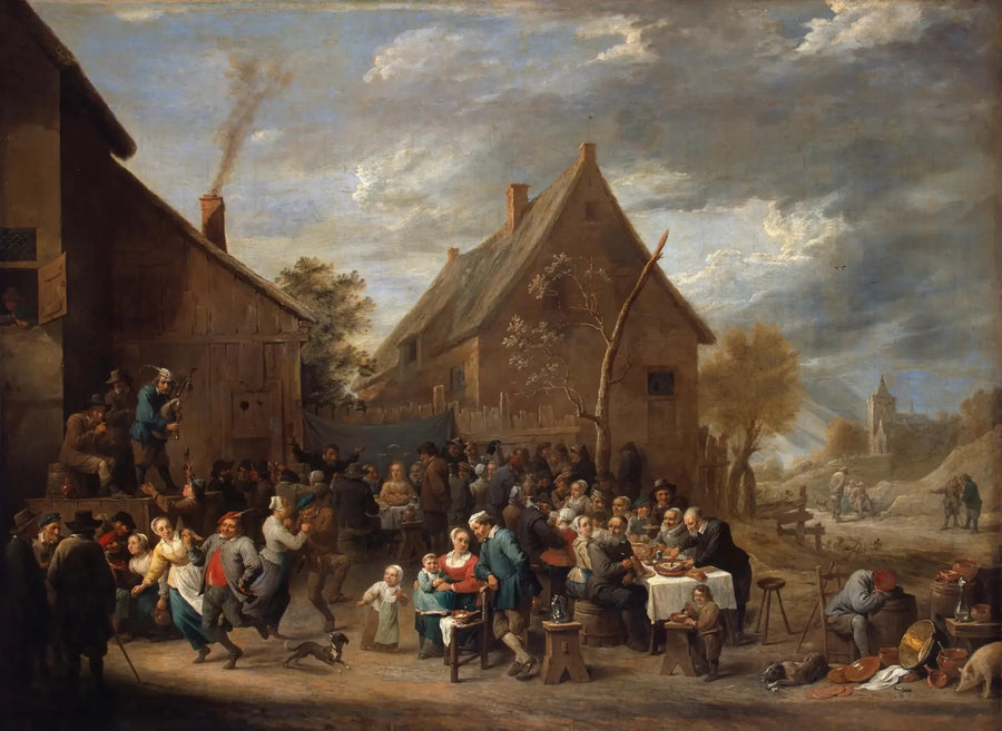 Köylü Düğünü - David Teniers le Jeune
