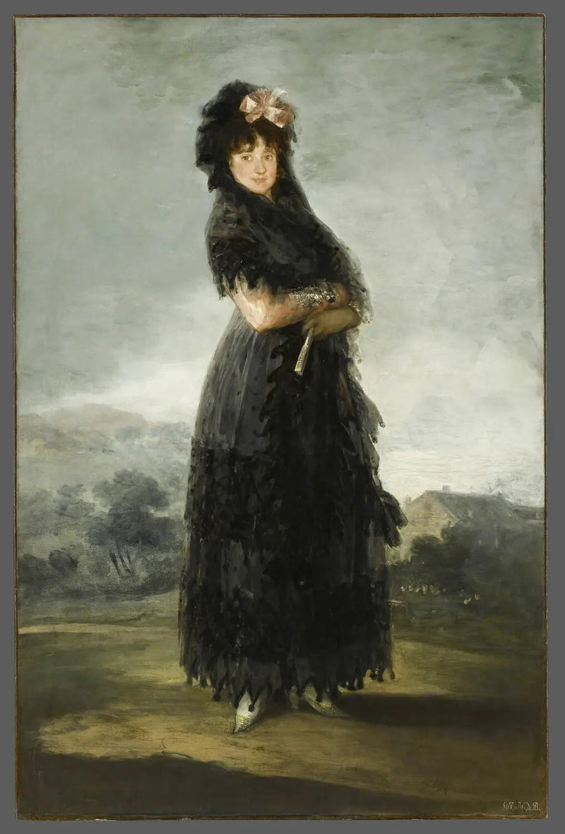 Mariana Waldstein, Santa Cruz Markiçesi - Francisco de Goya