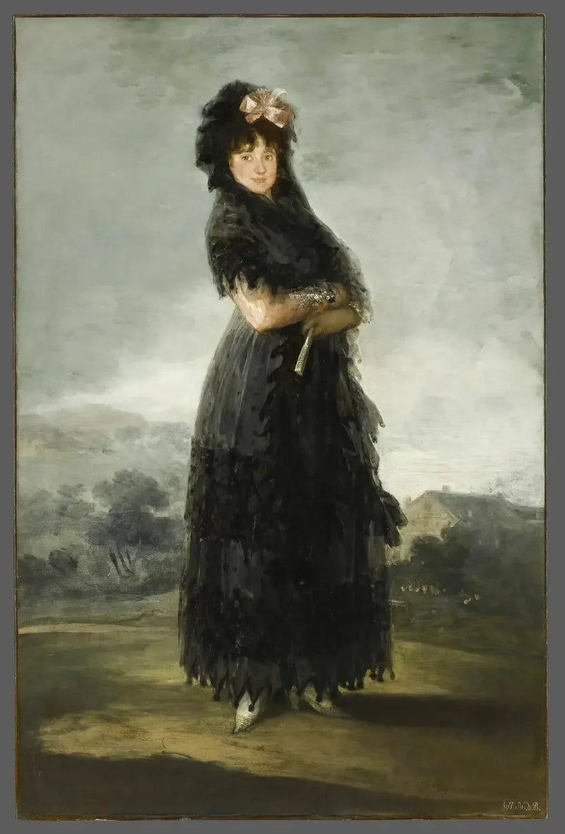 Mariana Waldstein, Santa Cruz Markiçesi - Francisco de Goya