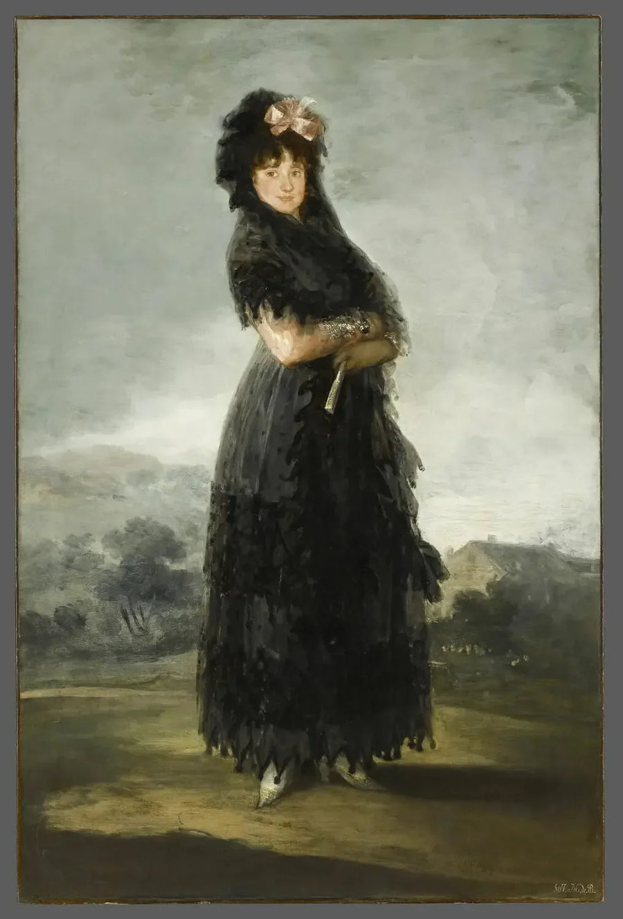 Mariana Waldstein, Santa Cruz Markiçesi - Francisco de Goya