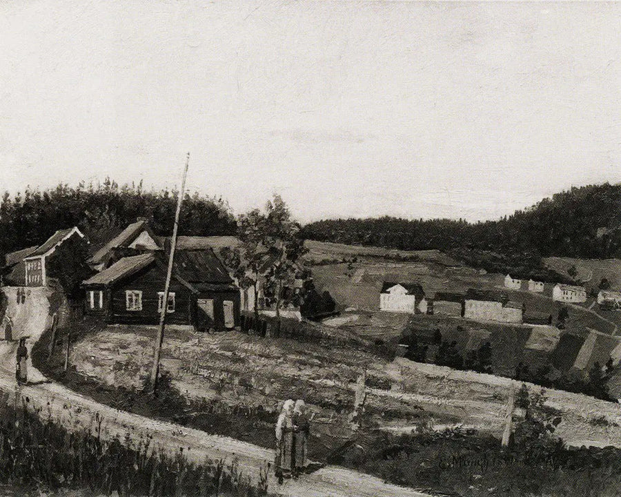 Nydalen'deki Maridalsveien - Edvard Munch