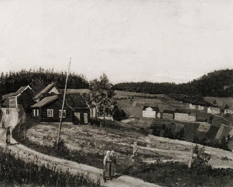 Nydalen'deki Maridalsveien - Edvard Munch