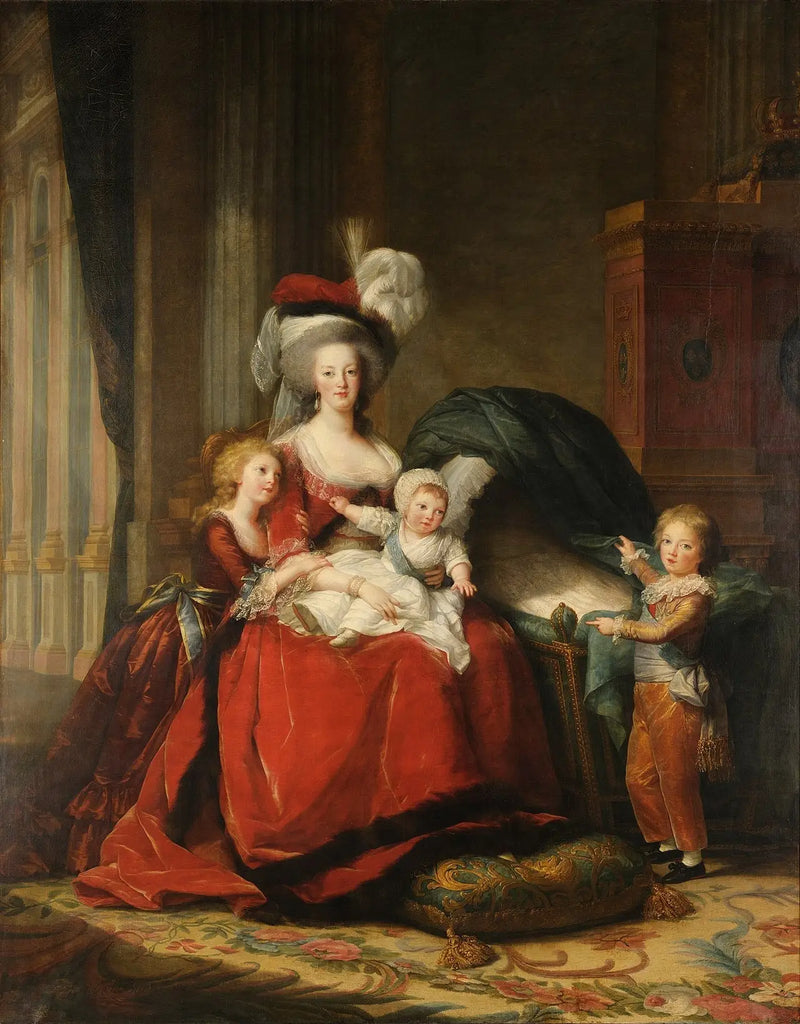 Marie-Antoinette de Lorraine-Habsbourg, Fransa Kraliçesi ve çocukları - Élisabeth Vigée Le Brun
