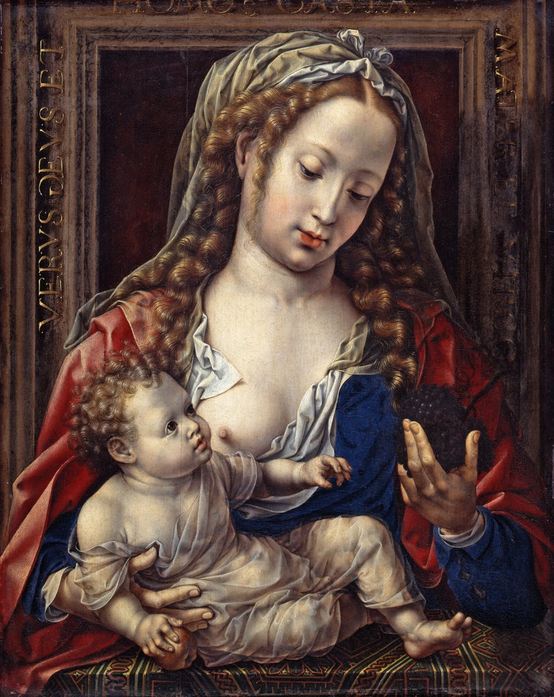 Meryem Ana ve Çocuk İsa - Jan Gossaert