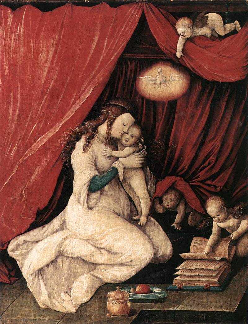 Marie ve Çocuk İsa ile Oda - Hans Baldung Grien