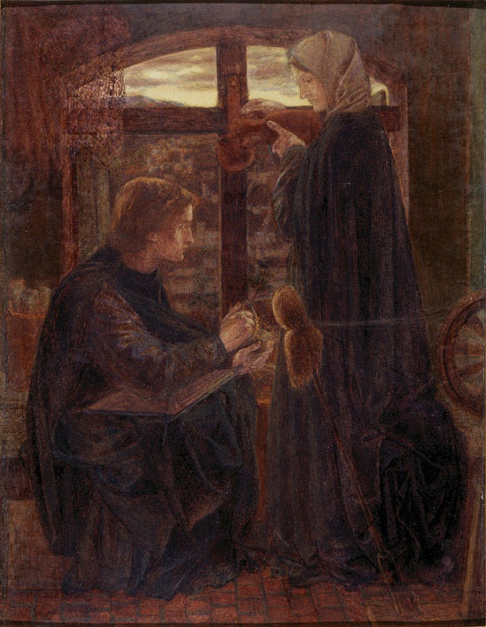 Marie Saint Jean Evi'nde - Dante Gabriel Rossetti