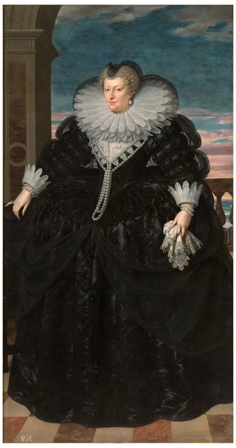 Marie de Médicis Dul Kadın - Frans Pourbus the Younger