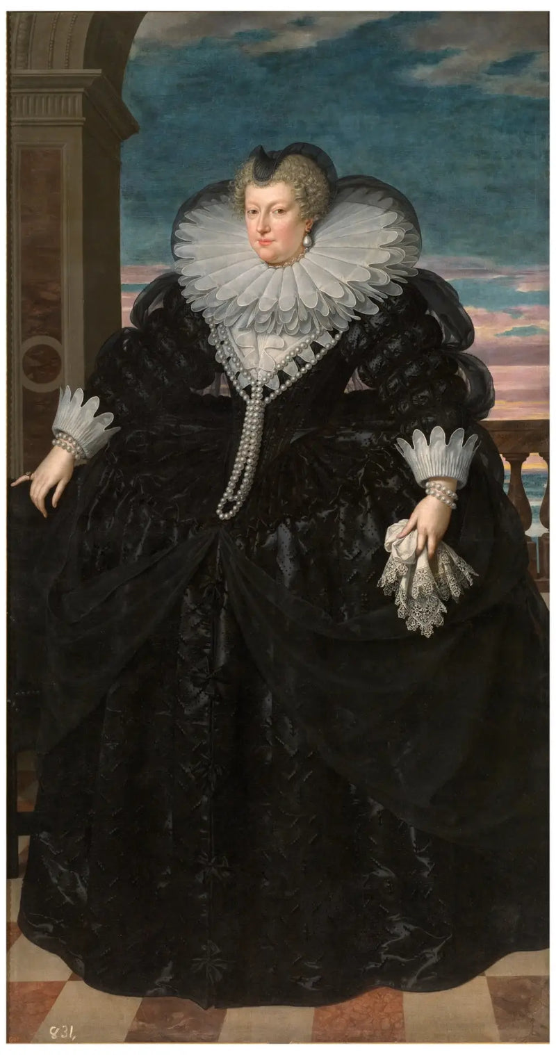 Marie de Médicis Dul Kadın - Frans Pourbus the Younger