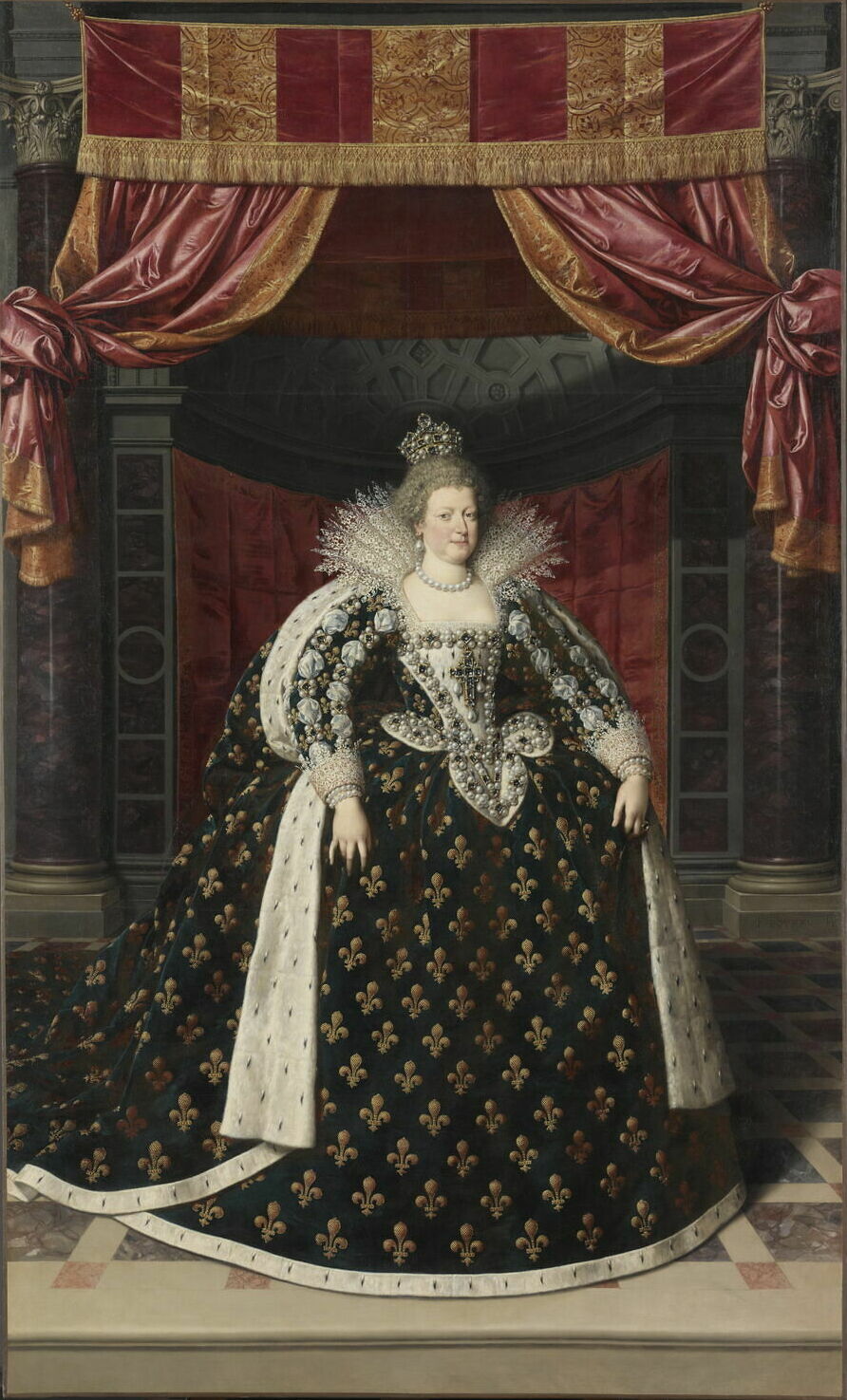 Marie de Médicis, reine de France - Frans Pourbus the Younger
