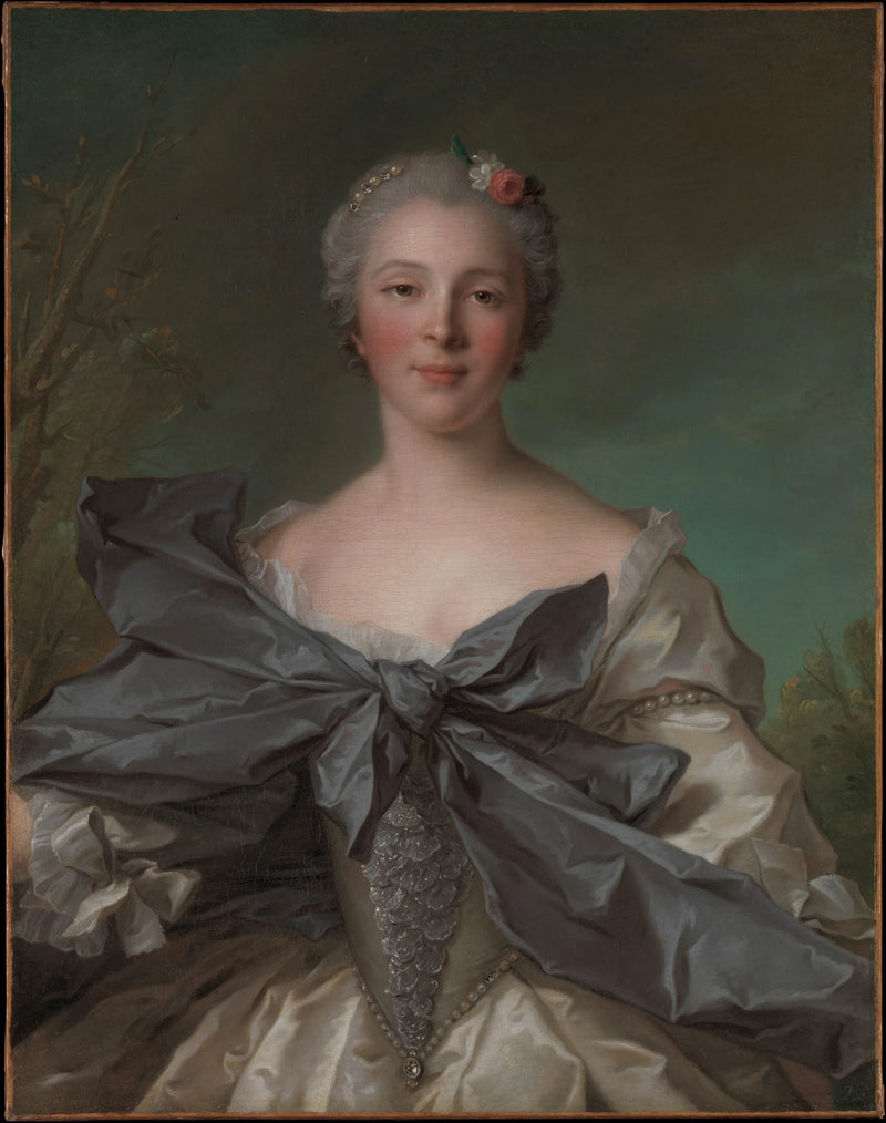 Marie Françoise de La Cropte de St. Abre, Marquise d'Argence (born 1714) - Jean Marc Nattier