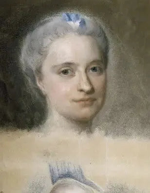 Marie-Josèphe de Saxe, taç giyen (1731-1767) - Maurice-Quentin de La Tour