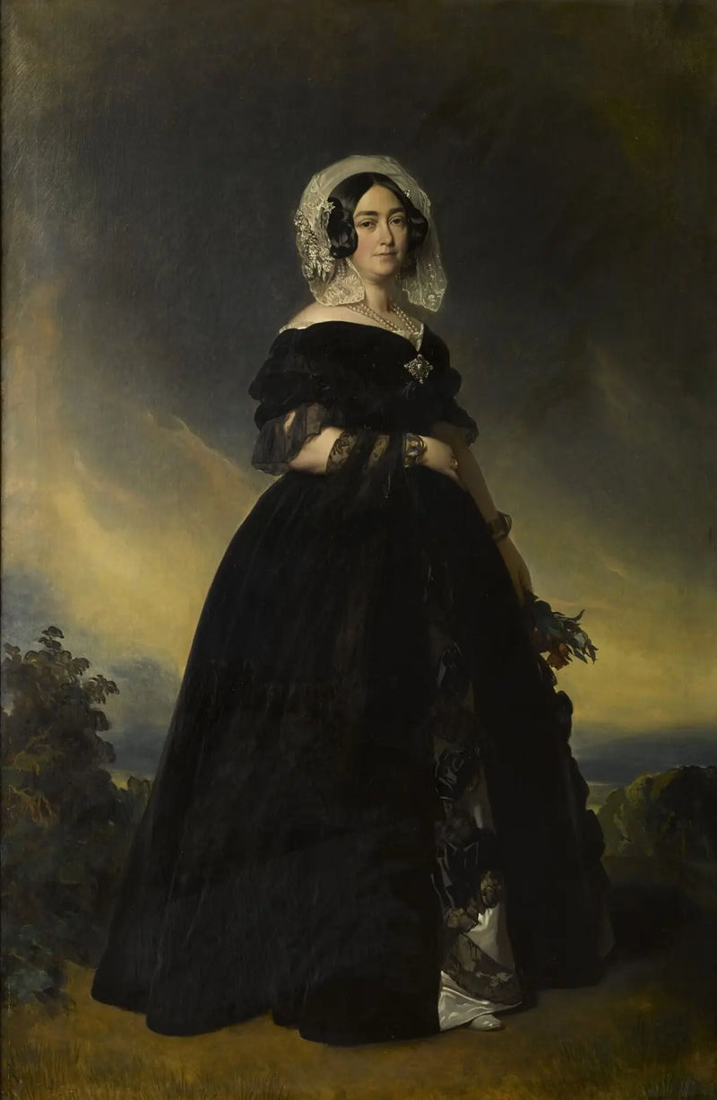 Marie-Louise-Thérèse-Victoire de Saxe-Cobourg-Saafeld, Kent Düşesi (1786-1861) - Franz Xaver Winterhalter
