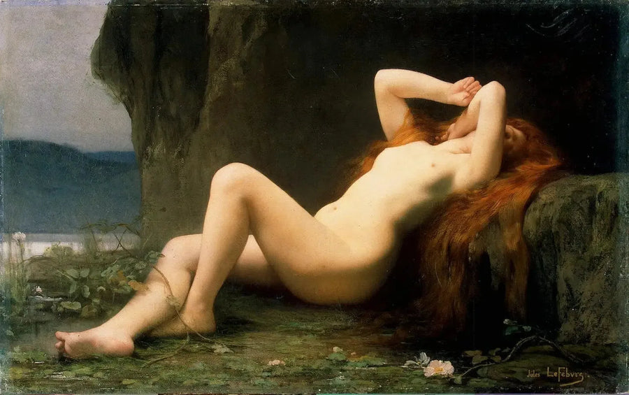 Marie Madeleine mağarada - Jules Lefebvre
