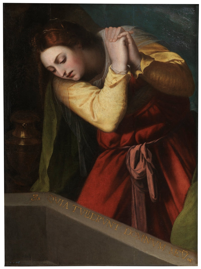 Marie-Madeleine İsa'nın mezarının önünde - Francisco Ribalta