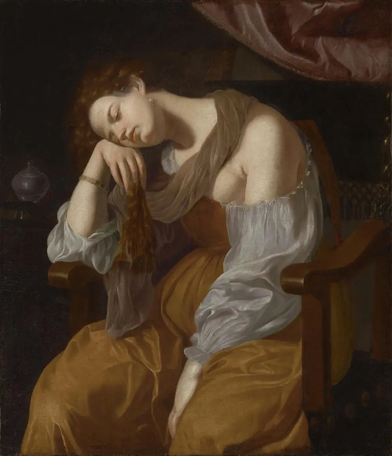 Marie Madeleine tövbekâr - Artemisia Gentileschi