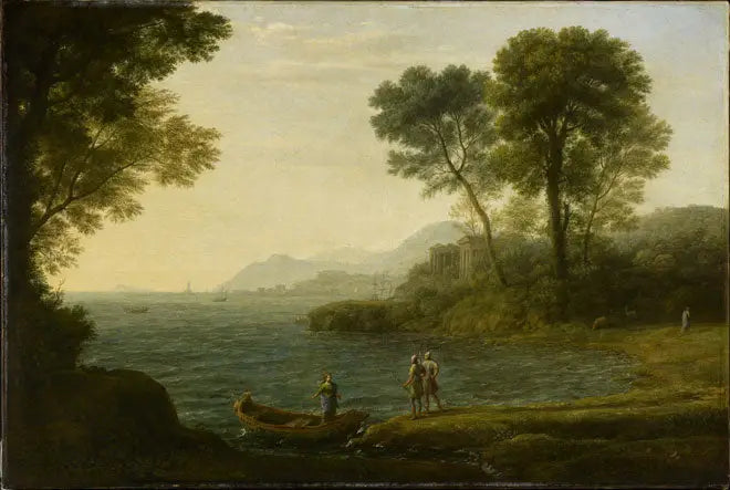 Carlo ve Ubaldo'nun gemi yolculuğu - Claude Lorrain