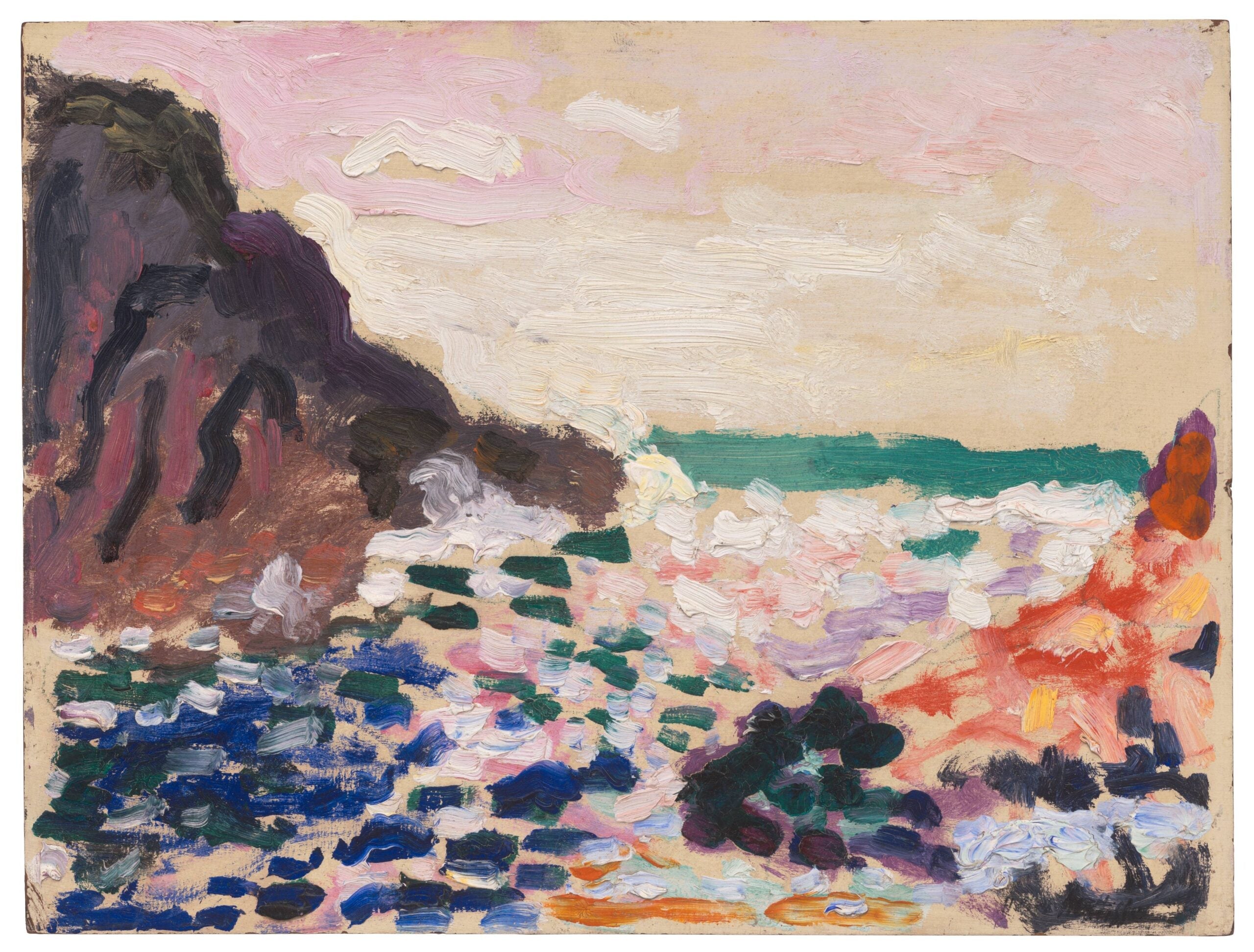 Reproduction du tableau « Marine (Bord de mer) - Henri Matisse » par Alpha Reproduction en peinture à l’huile