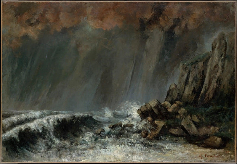 Denizcilik: Deniz Fırtınası - Gustave Courbet