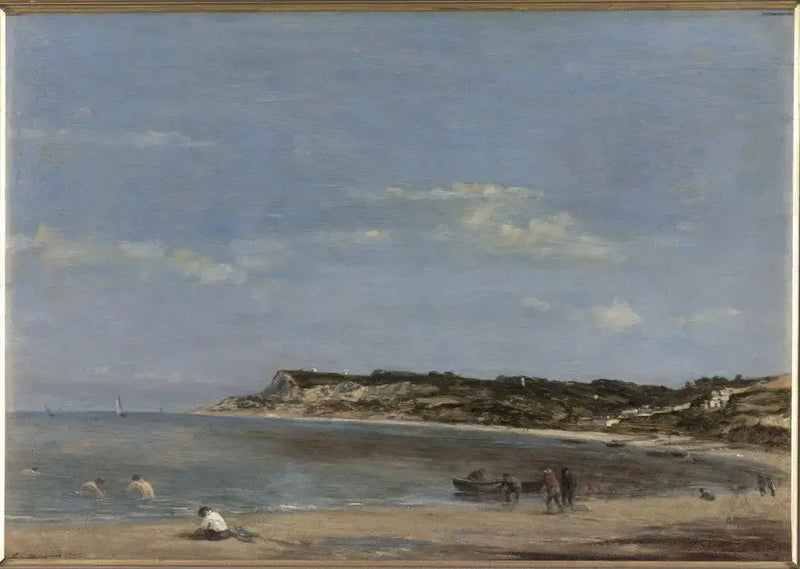 Deniz, Normandiya Kıyısı - Eugène Boudin