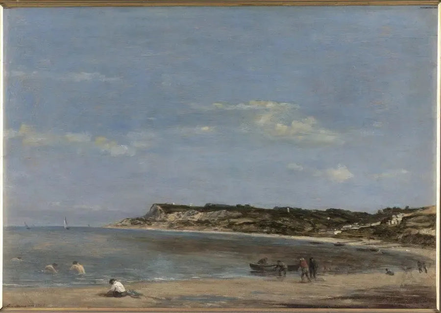 Deniz, Normandiya Kıyısı - Eugène Boudin
