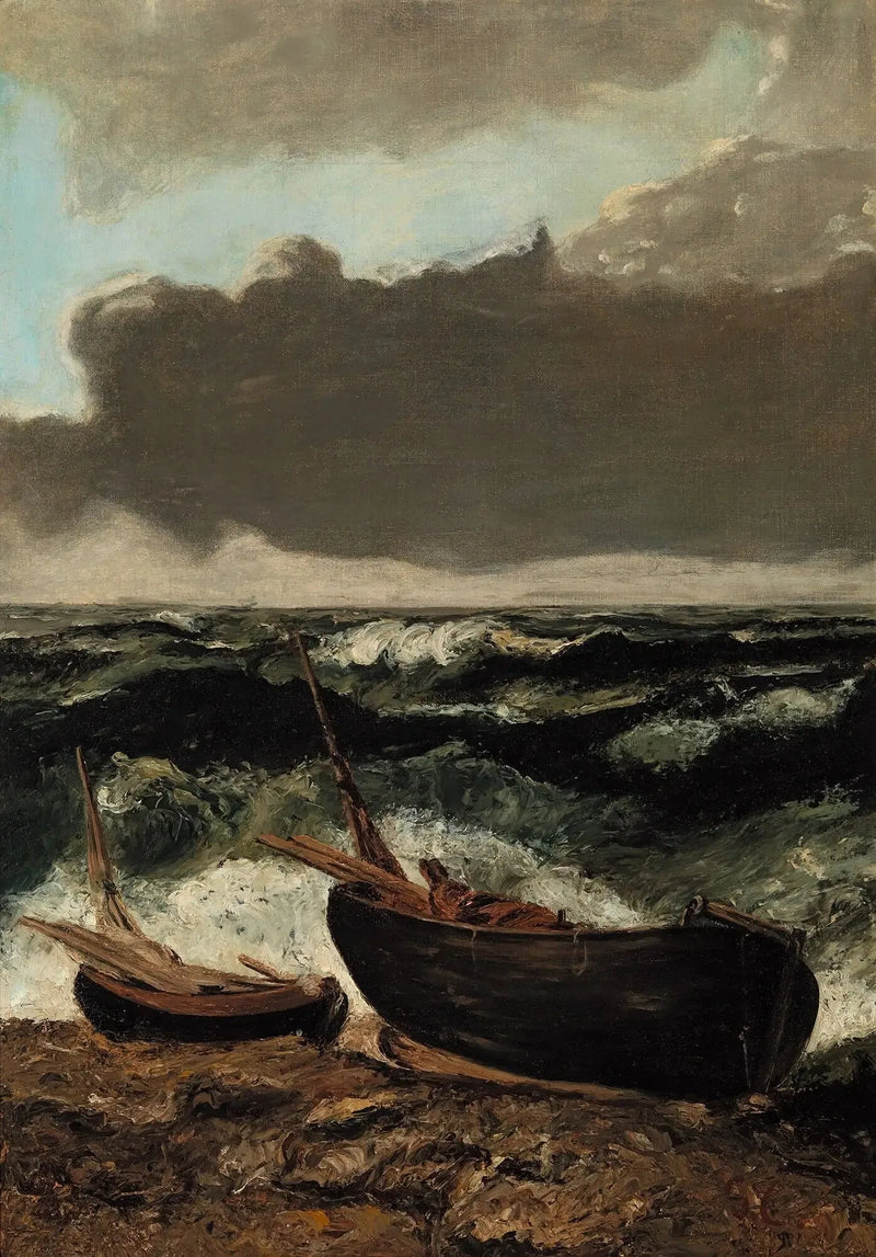 Denizcilik. Fırtına - Gustave Courbet