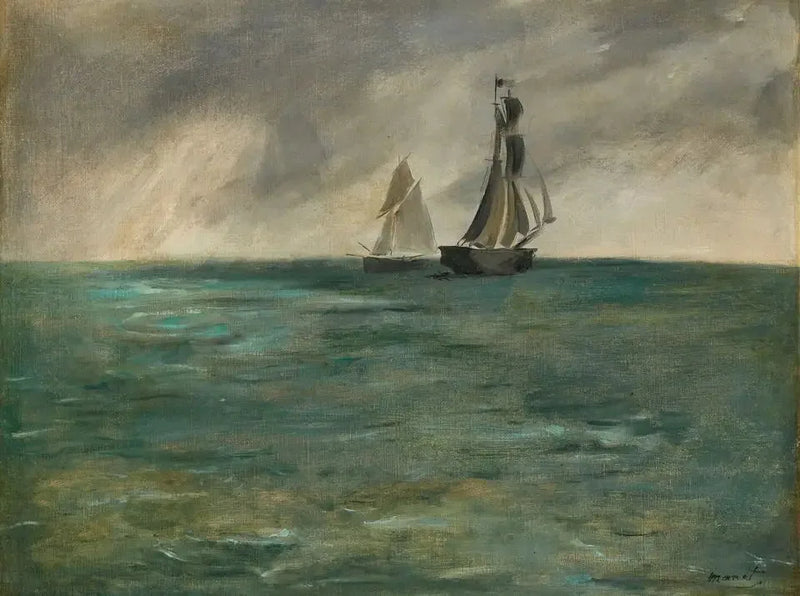 Denizcilik, fırtına zamanı - Édouard Manet