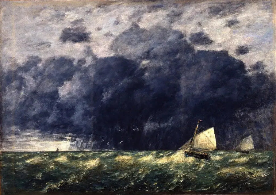 Deniz. Bir tanecik - Eugène Boudin