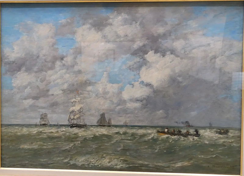 Denizciler, lamaneurs - Eugène Boudin