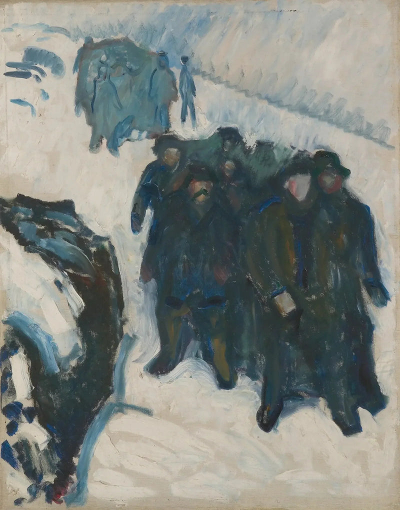 Karlar İçindeki Denizciler - Edvard Munch